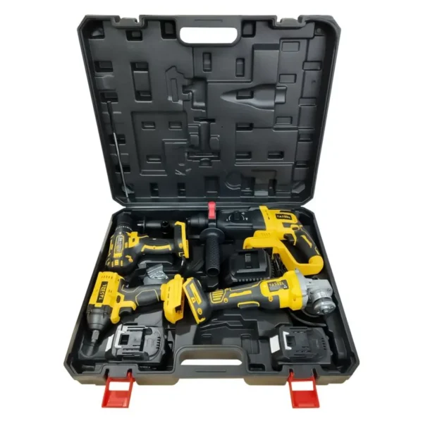 KIT DE 4 HERRAMIENTAS INALAMBRICA TASBEL
