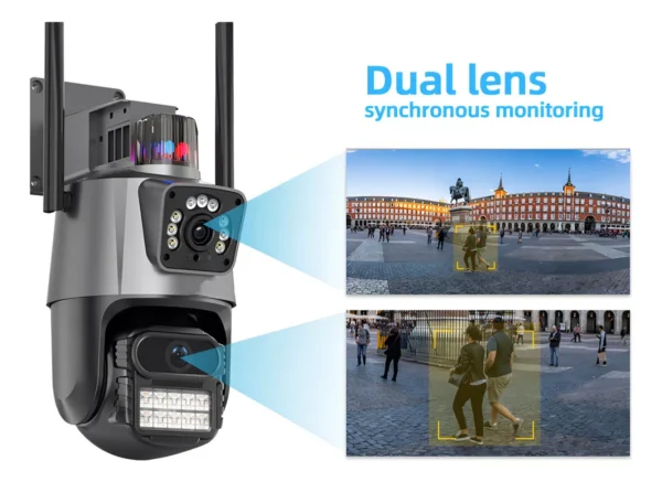 CAMARA  WIFI  DE EXTERIOR Doble Lente  IP SMART - Imagen 5