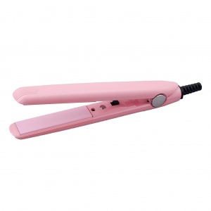 MINI PLANCHA PARA EL CABELLO ROSADA