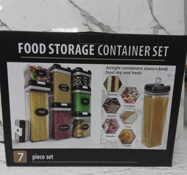 SET DE 7 CONTENEDORES  DE CEREALES - Imagen 3