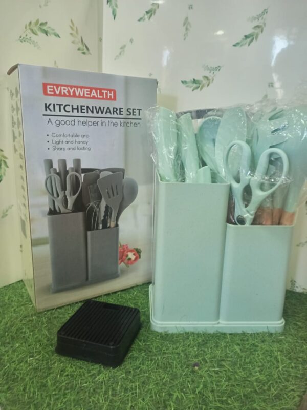 SET DE UTENSILIOS DE COCINA TURQUESA - Imagen 2