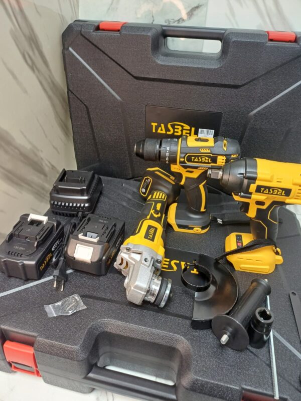 KIT DE 4 HERRAMIENTAS INALAMBRICA TASBEL - Imagen 4