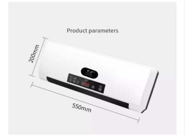 CALEFACTOR  CON  VENTILADOR  DE PARED DE 55 CM - Imagen 3