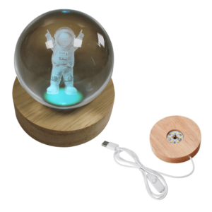 LAMPARA DE NOCHE Bola De Cristal  ASTRONAUTA