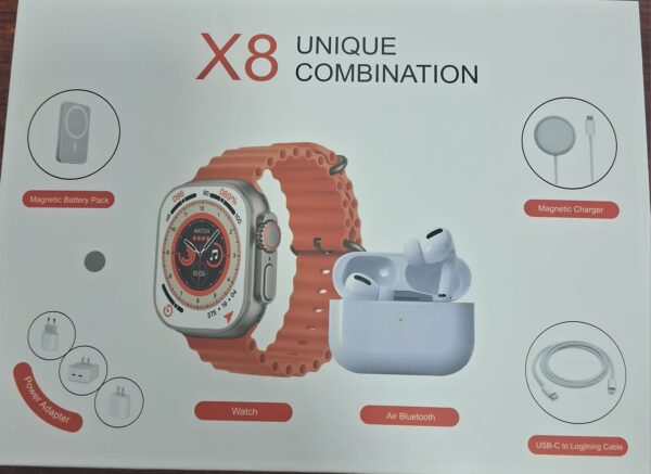 RELOJ SMART WATCH CON AUDIFONOS X8