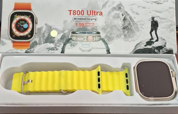 RELOJ T800 ULTRA AMARILLO