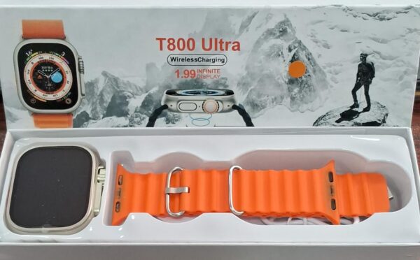 RELOJ T800 ULTRA NARANJA
