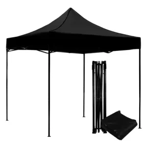 TOLDO PLEGABLE 3X3 CON ESTRUCTURA NEGRO