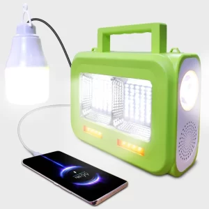 KIT DE EMERGENCIA SOLAR CON 3 AMPOLLETAS