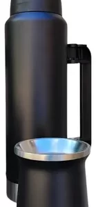 TERMO + SET DE MATE 1400ML NEGRO