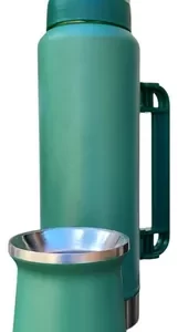 TERMO + SET DE MATE 1400ML VERDE