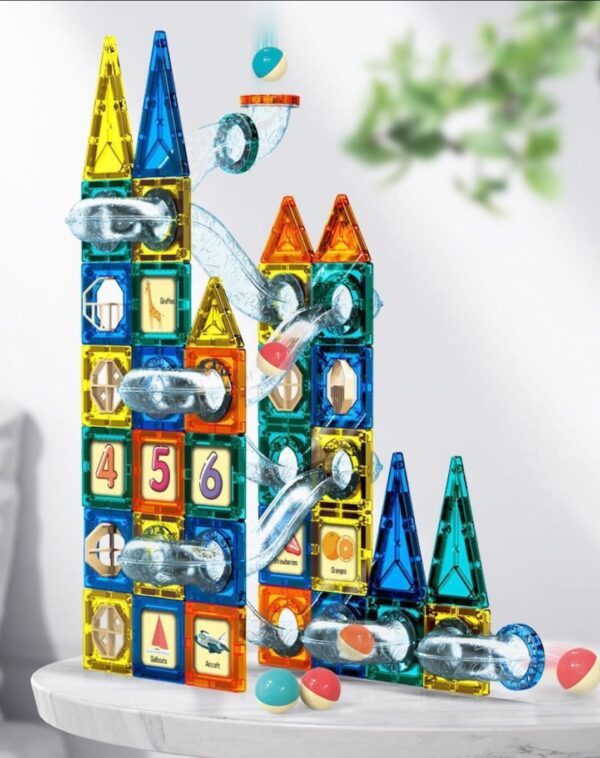 JUEGO DE BLOQUES DE CONSTRUCCION MAGNETICO DE 97 PIEZAS